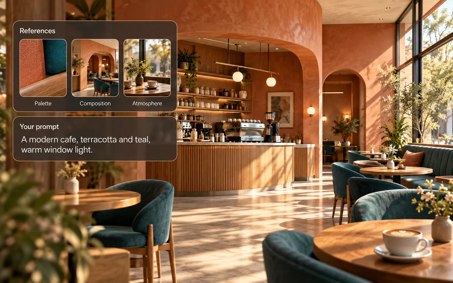 Cafe visual reference