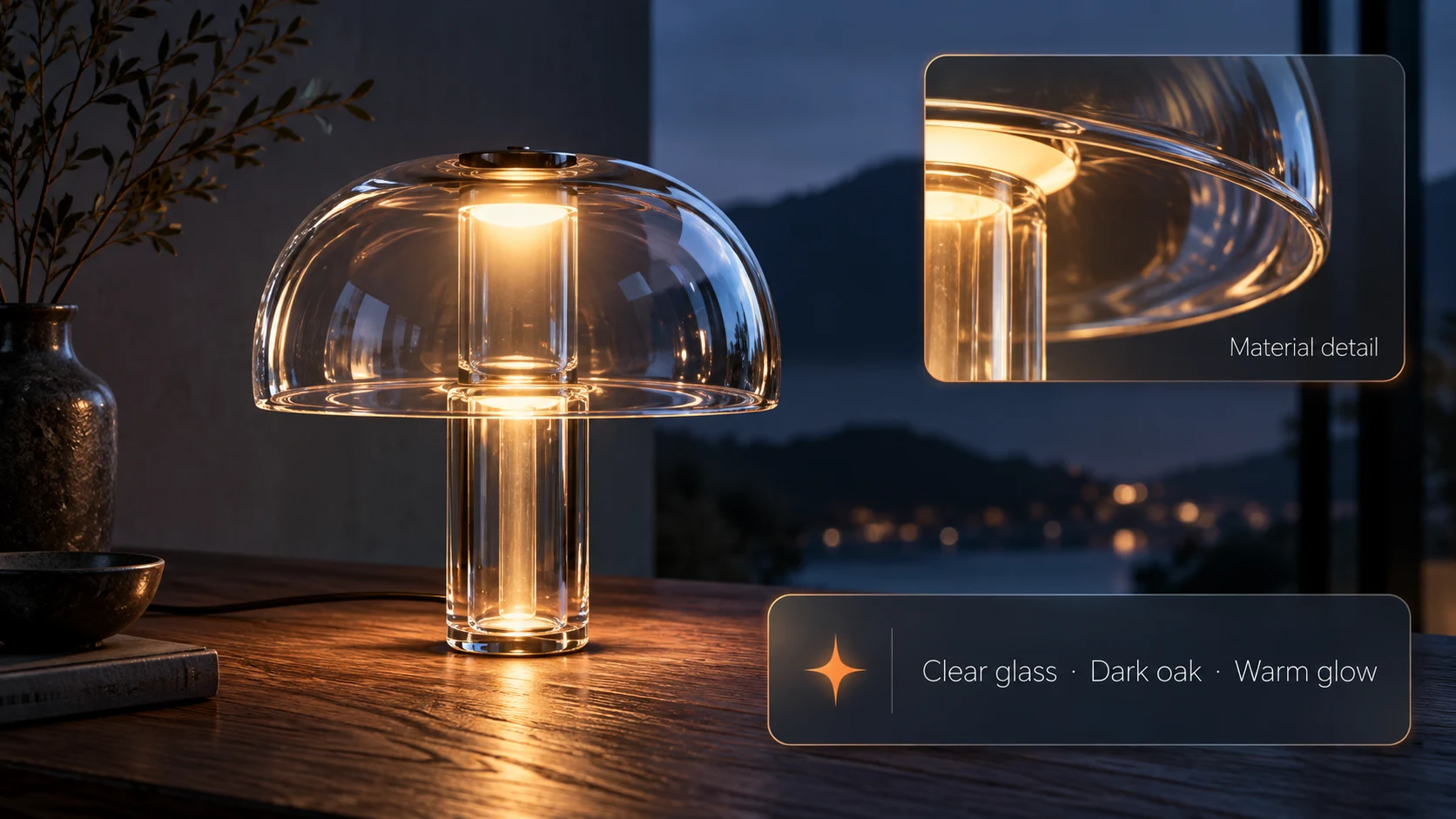 Table lamp product concept