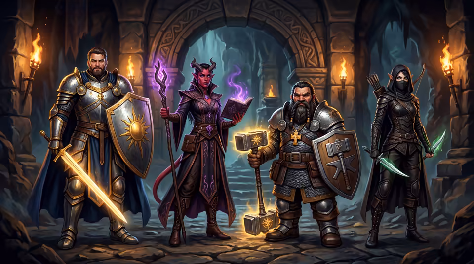 Tabletop fantasy party preview