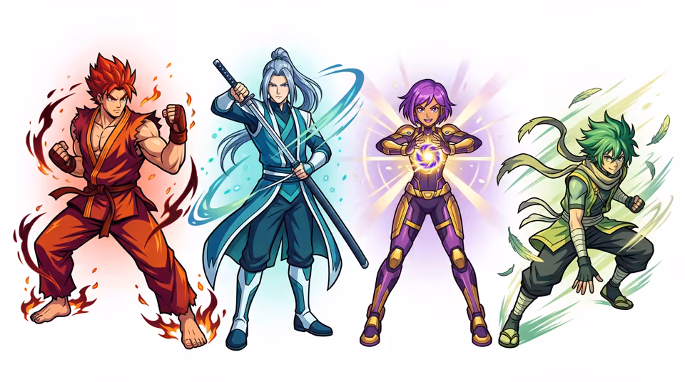 Anime fighter roster preview